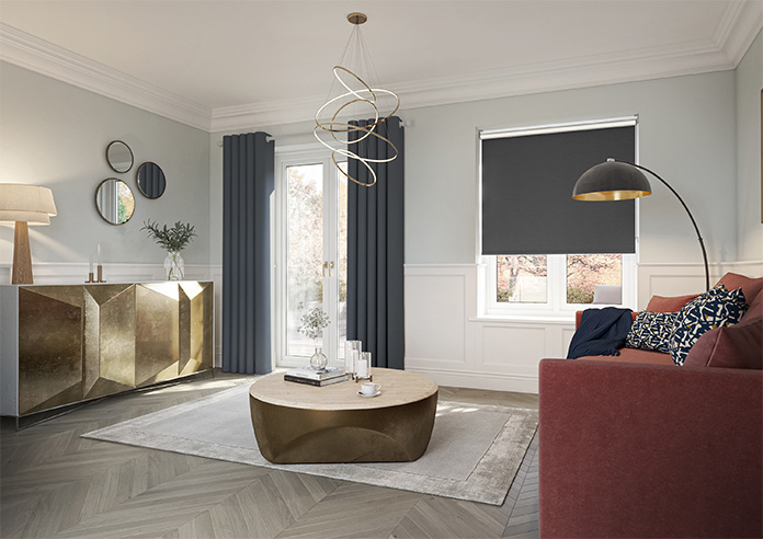 Opus (Blackout), Iron Ore - Twist&Fit Roller Blind - Image 7